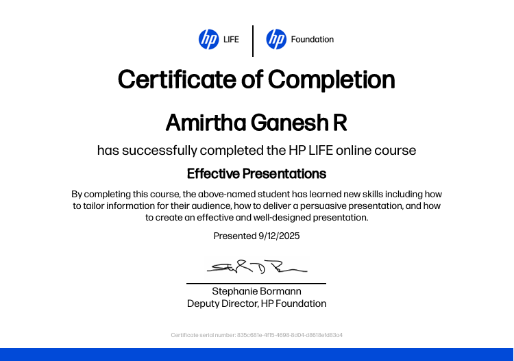 HP Life Effective Presentations